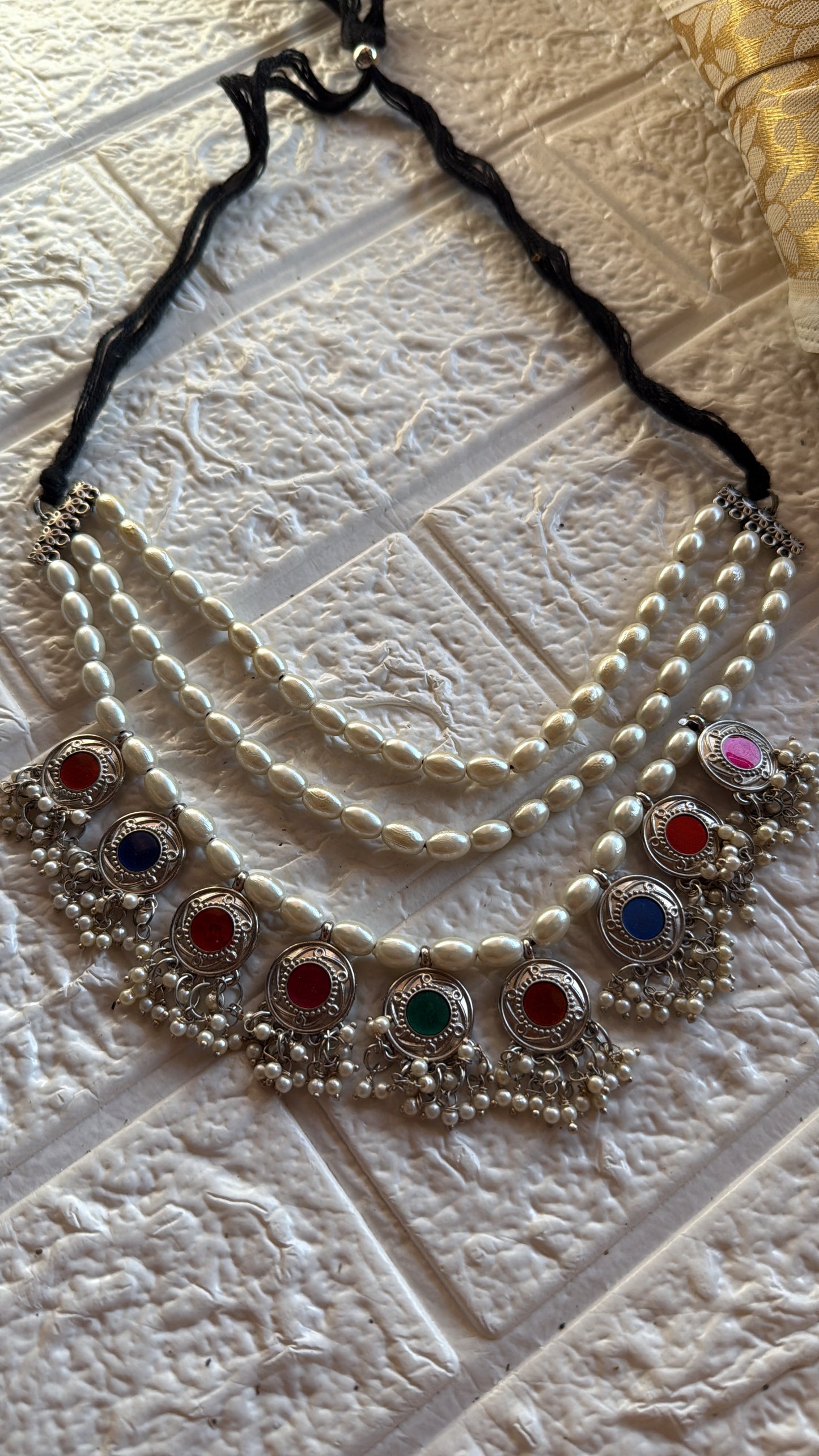 Layered Pearl Choker