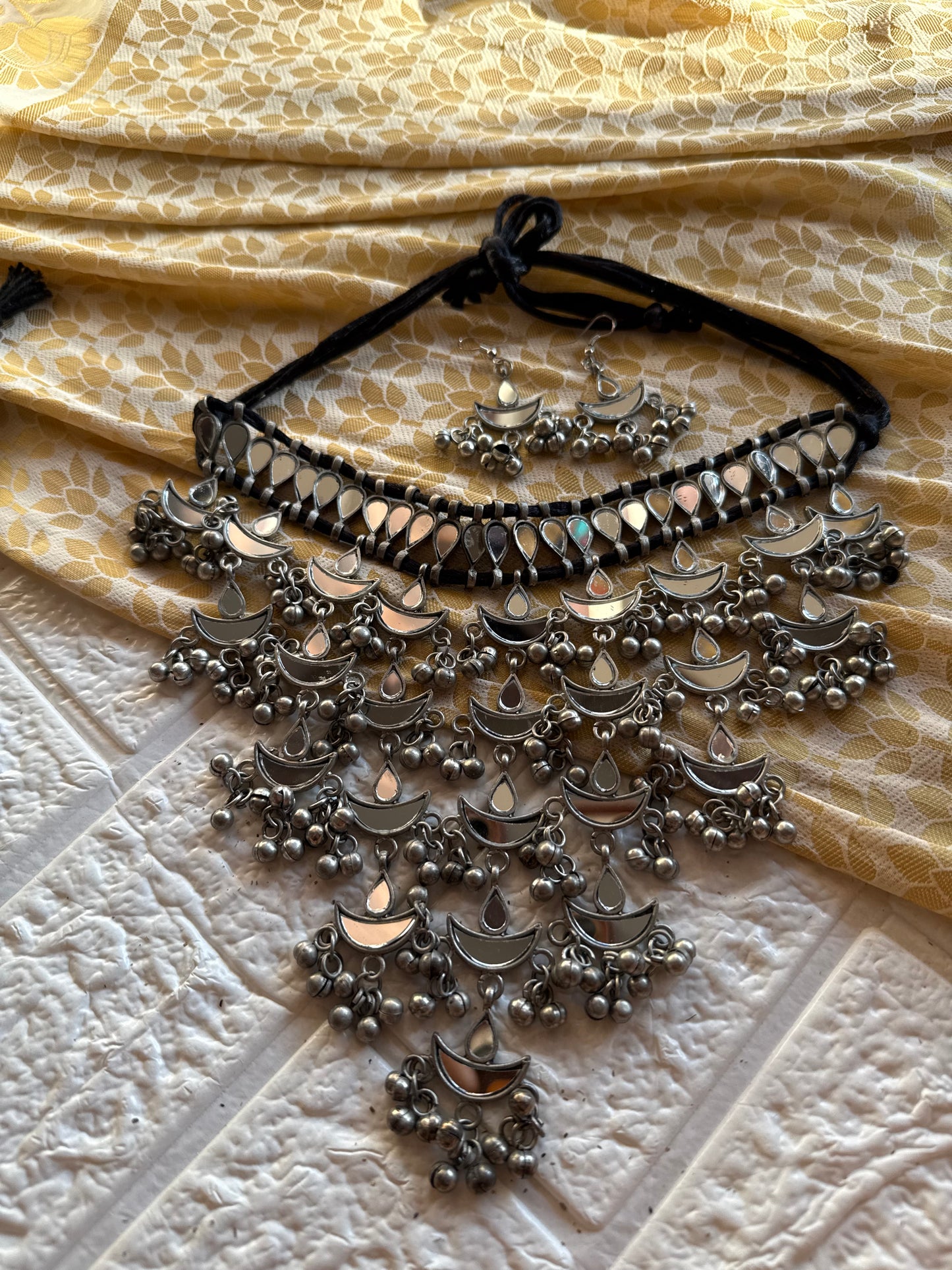 Afghan Mirror Choker