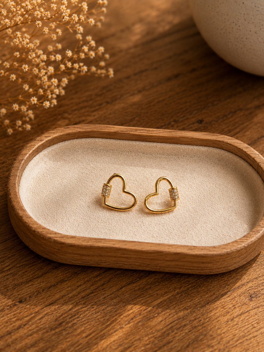 Heart Studs