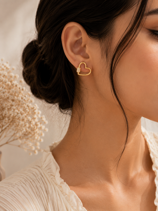 Heart Studs